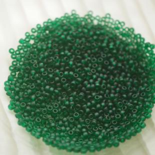 日本TOHO东宝进口磨砂祖母绿米珠 11/0 939F 串珠散珠手工diy材料