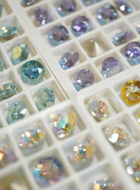 SS28 SS39圆形水钻面6mm 8mm高端爆闪施家平替水晶手工饰品diy