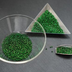 日本TOHO东宝进口灌银绿米珠 11/0 27B 串珠散珠手工diy材料