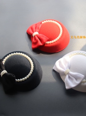 新娘头花复古面纱晚宴礼服网纱羽毛敬酒服发饰夜上海旗袍名媛头饰