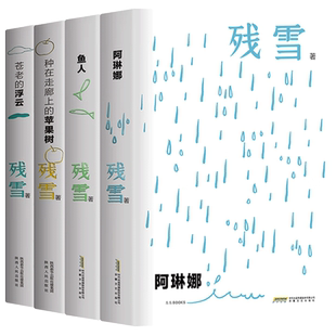 残雪作品精选集夜光版全4册 残雪中短篇小说自选集残血阿琳娜鱼人种在走廊上的苹果树苍老的浮云安徽文艺出版社私人语录明信片