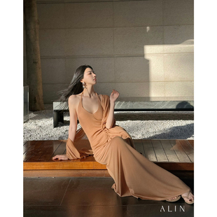 阿琳ALIN【纸片人】莱赛尔针织套装女春秋休闲松弛通勤三件套
