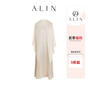 阿琳ALIN【薄雾杉野】春夏宽松显瘦带连衣裙+针织百搭开衫披肩