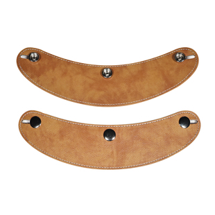 ORZ摩托车跑车头盔帽沿半盔复古盔飞行盔帽檐帽舌a型支架机车灰