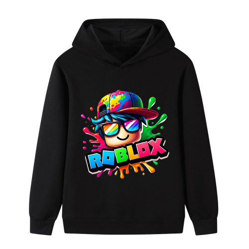 罗布乐思/Roblox印花图案儿童男女孩连帽衫卫衣B1432