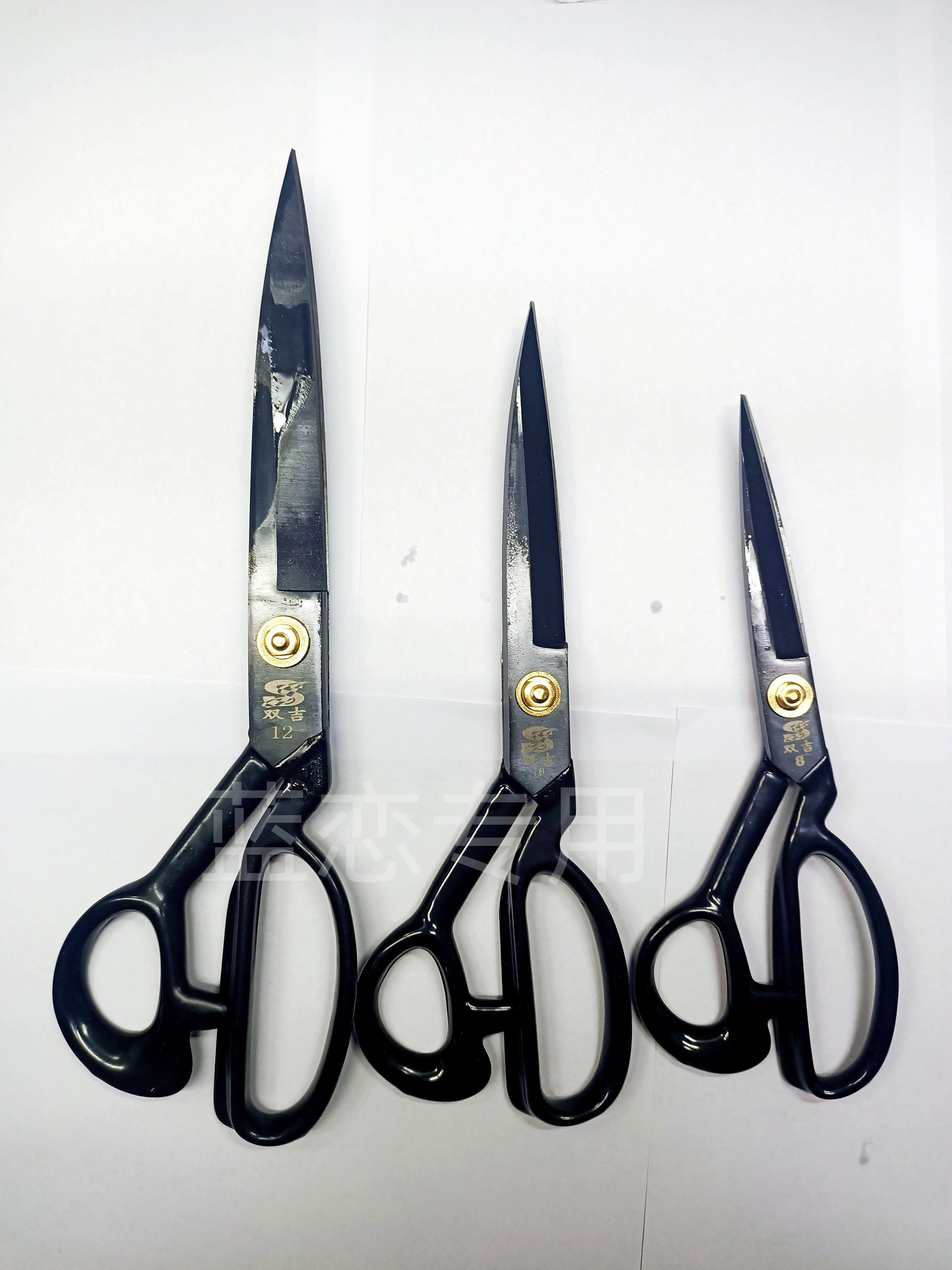 65锰钢裁缝剪发黑缝纫机剪刀服装剪专业裁剪大剪刀专用裁布家用剪