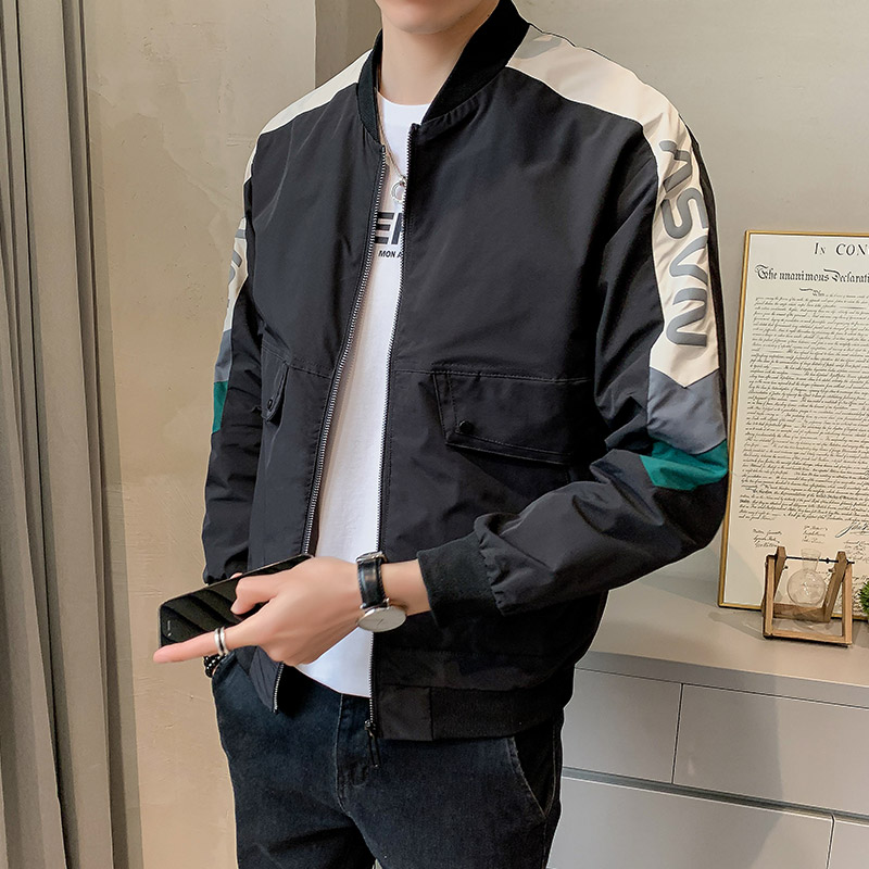 秋季立领外套男2025新款潮男夹克痞帅棒球服帅气韩版潮流春秋上衣