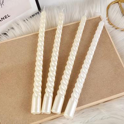 无烟无味螺纹杆蜡浪漫婚庆彩色长杆蜡烛居家表白求婚烛光晚餐蜡烛