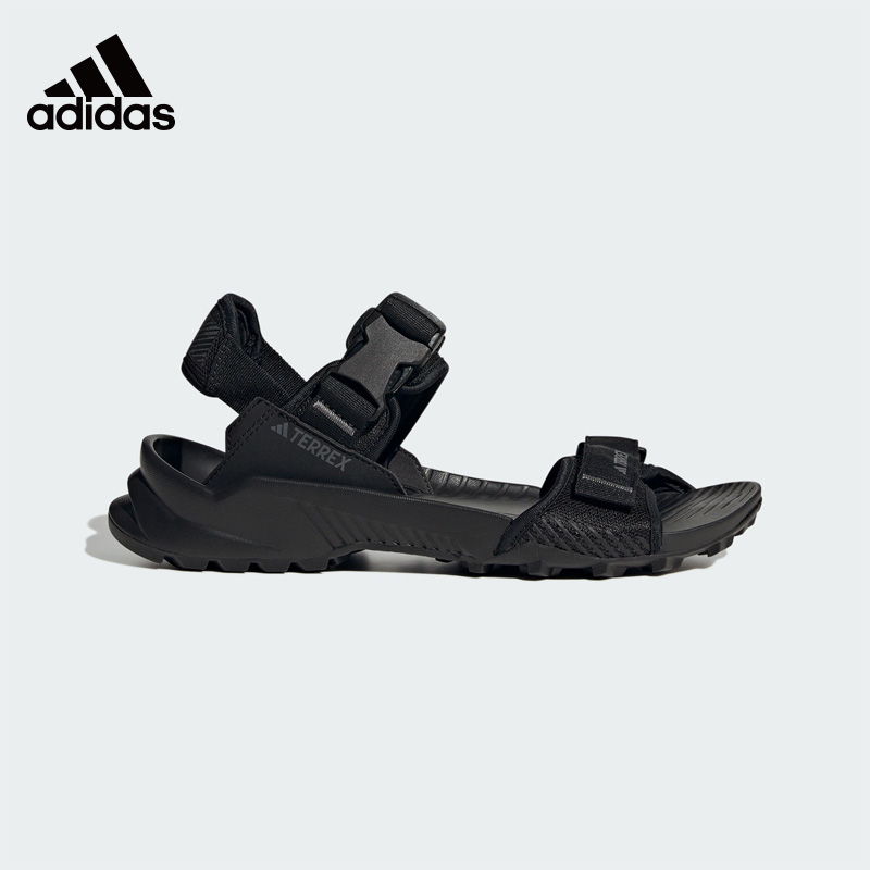 Adidas阿迪达斯运动凉鞋男2023夏季新款户外魔术贴沙滩鞋ID4269-封面