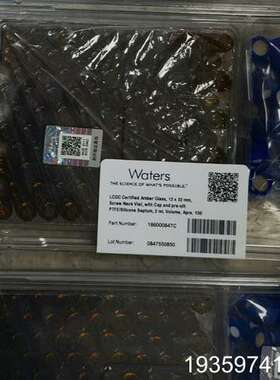 25年新品沃特世进样瓶186000847C，棕色液议价