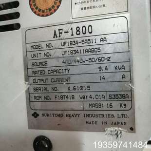9.4议价 5A511AA 1800住友变频器UF1834