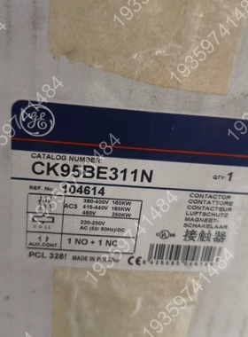 GE通用电气接触器CK95BE311N，波兰，型 议价