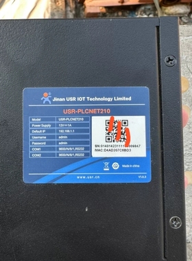 人物联网PLC云网关USR- PLCNET210 议价