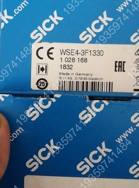 传感器SICK西克1028168 WSE4-3F13 议价