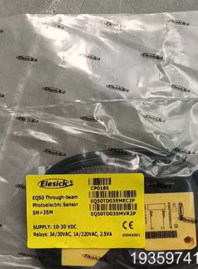 Elesick亿施克光电传感器，型号EQ50TD035MVR议价