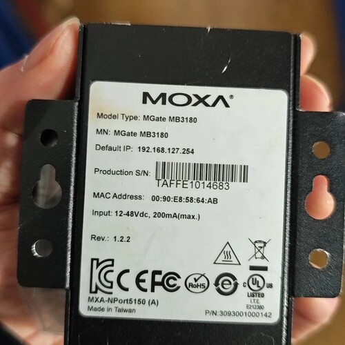 议价：MOXA MGate MB3180