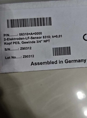 哈希电导率电极，型号Z08310=A=0000，K=0.01 议价