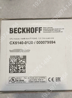 倍福BECKHOFF CPU模块，型号CX5140-0120 议价