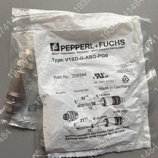 连接器 2个 V1SD PG9 议价 倍加福