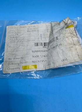 议价：德国原装温度传感器 900632402 全新未拆封