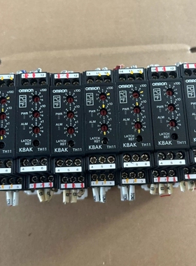 议价：成色漂亮欧姆龙OMRON温度报警器K8AK-TH11S 实物