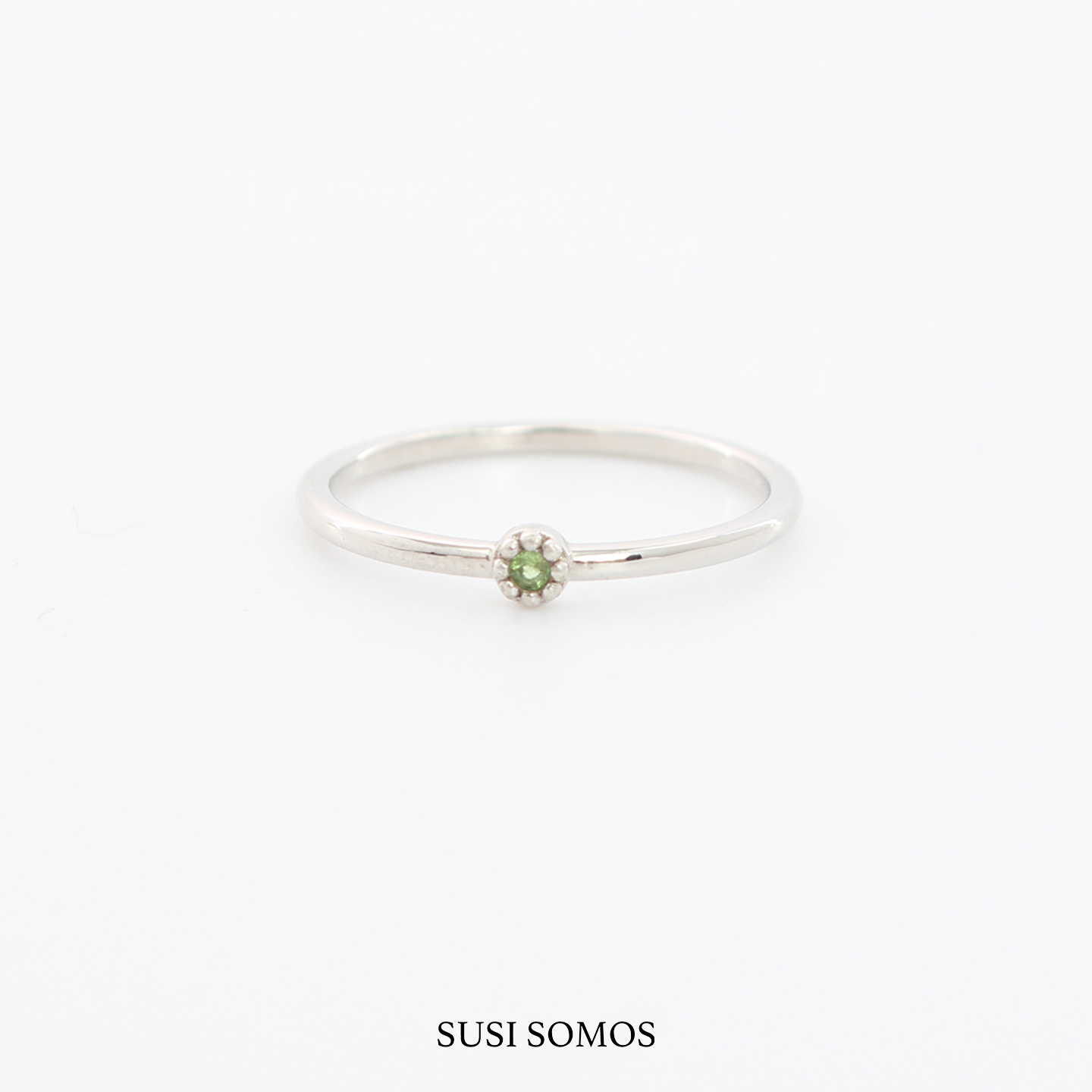 Dare买手店 susi somos 罗马环戒指1号925银水晶精致高级首饰原创