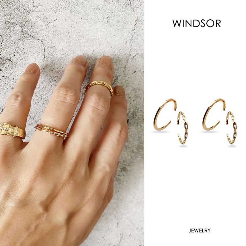 买手店温莎自由多环百搭风珠宝