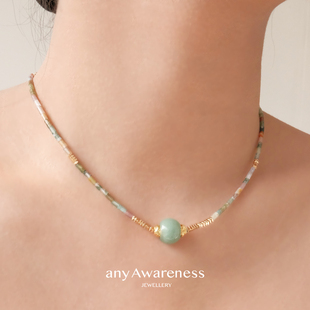 Dare买手店 any Awareness印度玛瑙细杆东陵玉路路通天然石原创女