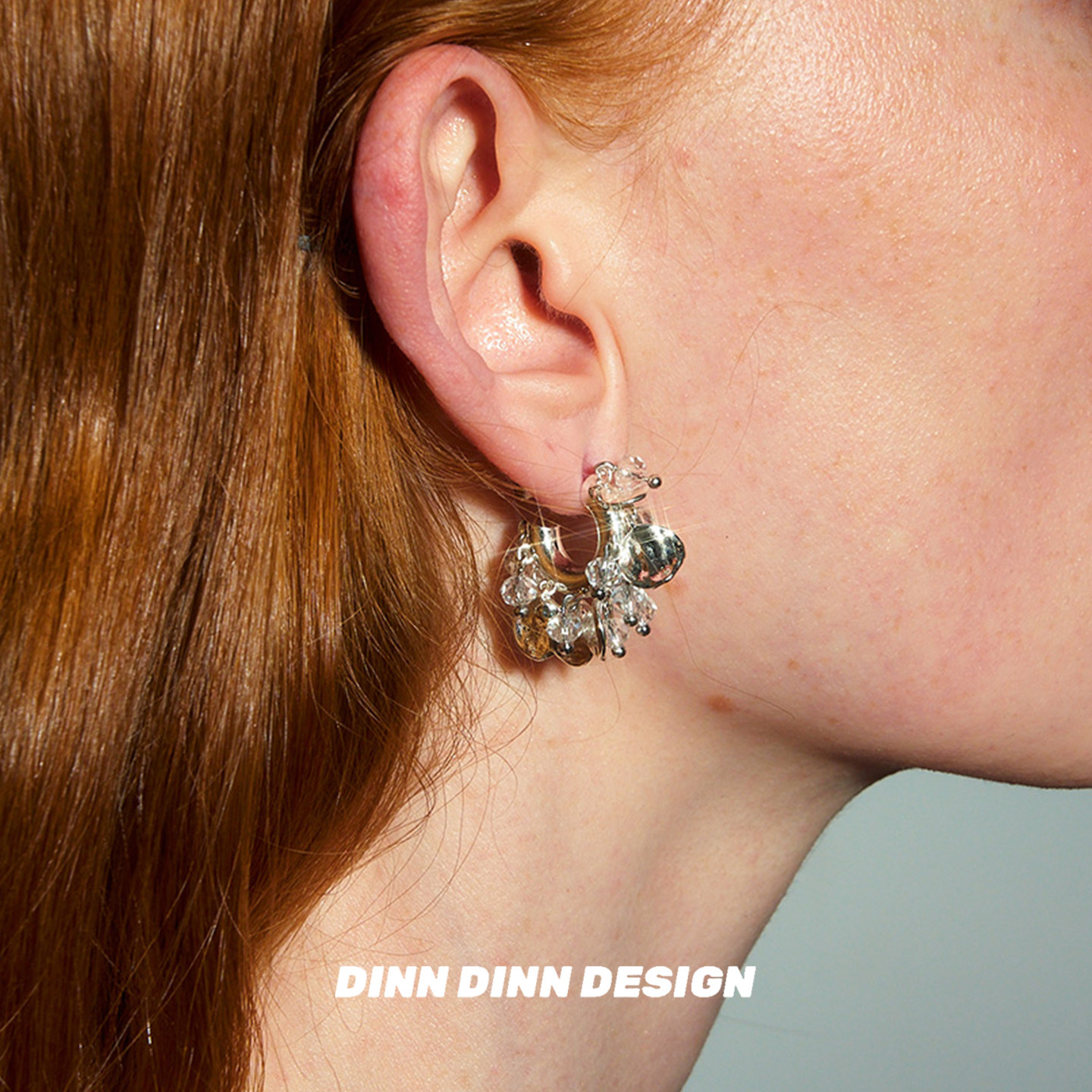Dare买手店 DINN DINN DESIGN吊坠圈圈耳环复古饰品首饰小众耳饰
