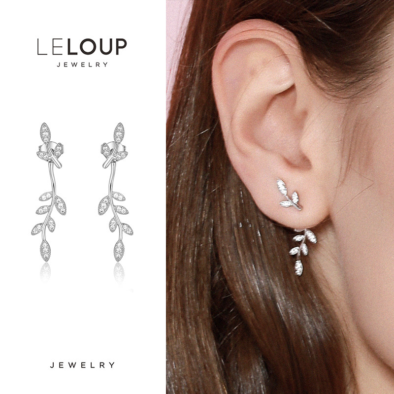 设计师品牌风橄榄枝耳环买手店