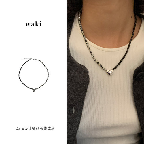 waki甜蜜芝麻项链锁骨链首饰