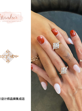 Dare买手店 LHwindsor温莎珠宝光轴戒指金色饰品首饰小众原创设计