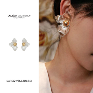 Dare买手店 beadsu workshop【植物志】九冠花耳环复古精致首饰女