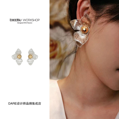 Dare买手店 beadsu workshop【植物志】九冠花耳环复古精致首饰女