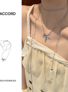 Dare买手店 DACCORD奇趣雨林蛇骨项链原创设计饰品首饰轻奢气质