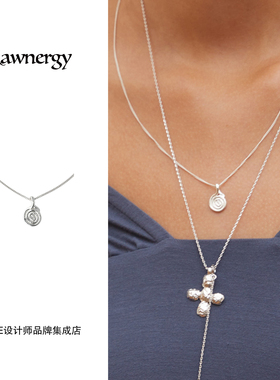 Rawnergy 螺旋手工项链原创设计高级精致复古百搭925银首饰买手店
