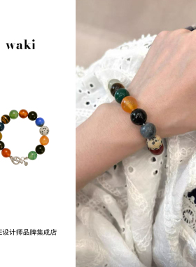 Dare买手店 waki 浪漫宇宙手链串珠彩色复古度假民族小众原创首饰