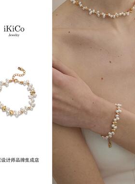 Dare买手店 ikico繁花珍珠手链复古原创气质饰品首饰小众通勤百搭