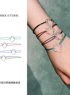 Dare买手店 qurioustone 宝瓶手链925银原创设计高级首饰百搭气质