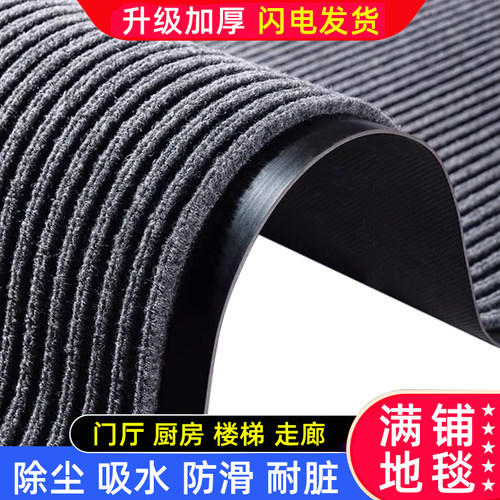 加厚门厅入户地毯吸水防滑除尘