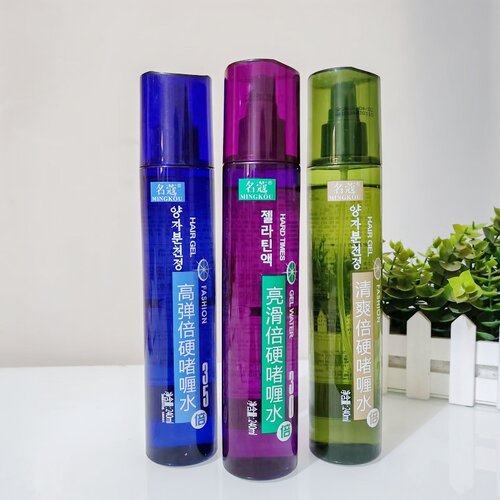 名蔻清爽亮滑高弹倍硬啫喱水240ml直发卷发造型定型清新时尚流行