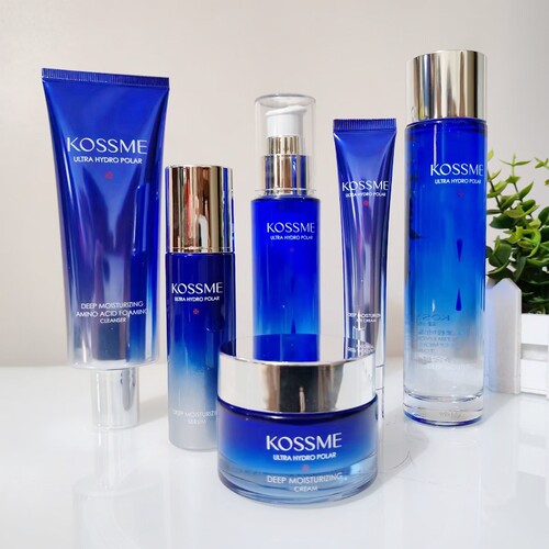 KOSSME/蔻诗弥水漾极地恒润保湿化妆品套装洁面水乳霜眼霜精华液