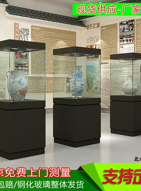 木质产品展示柜珠宝首饰玻璃柜台博物馆古董玉器陶瓷文物展览柜台