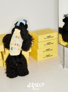 SANCCO「Doggy is Always Right」字母印花纯色宠物狗狗可爱背心