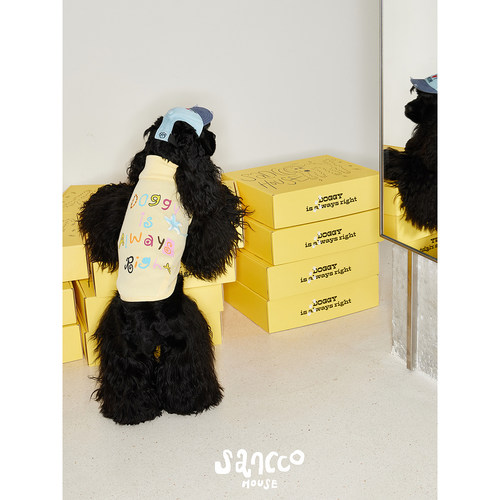 字母印花纯色宠物狗狗可爱背心