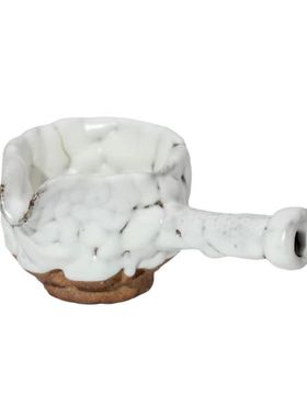 渌水山房 沐焰瓷坊 手印系列天然玛瑙釉公道杯 匀杯王忠伟艺术品