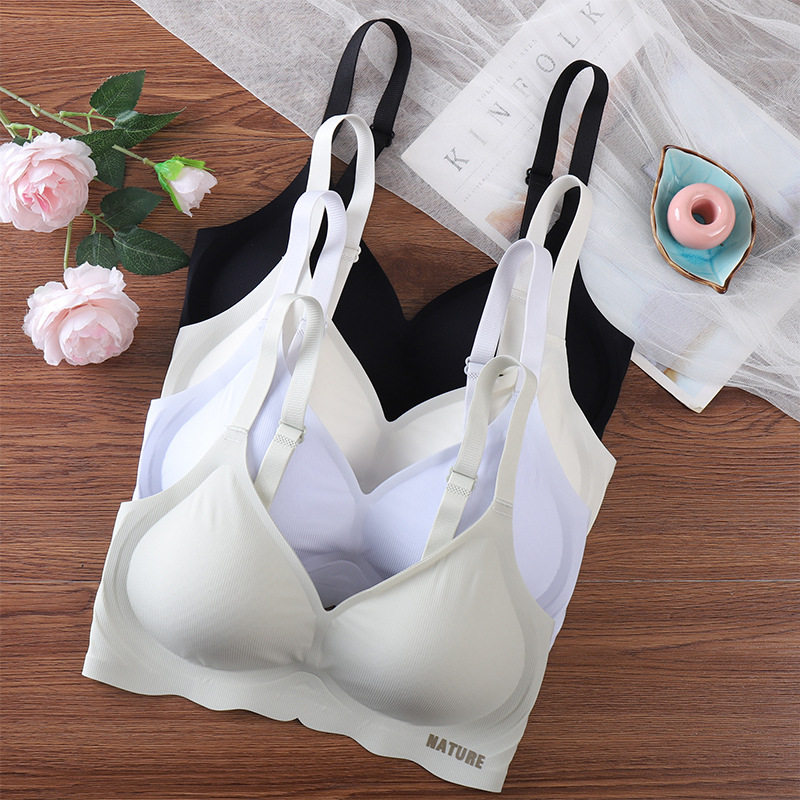 透气薄款聚拢内衣套装无钢圈性感文胸套装舒适女士内衣果冻条胸罩
