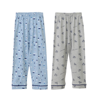 儿童睡裤纯棉春秋季宽松