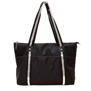 轻便单肩包大容量旅行包通勤包托特包牛津布多口袋包包女大包百搭