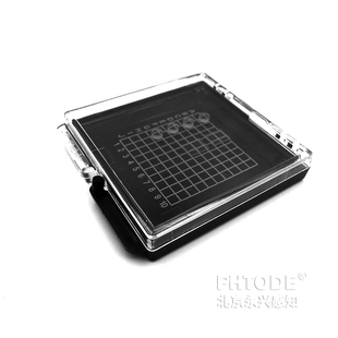 自吸附盒 滤光片盒子 透明盒子 镜片器件盒子 防滑盒 55*55*10mm